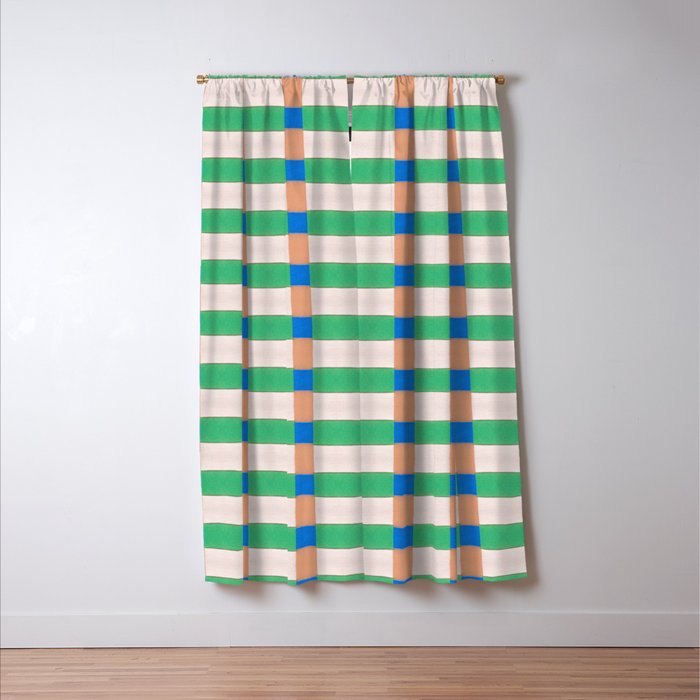 Paper Weaving Pattern #3 Window Curtain Gallery Image 3