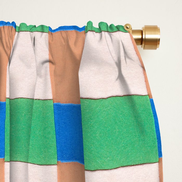 Paper Weaving Pattern #3 Window Curtain Gallery Image 2