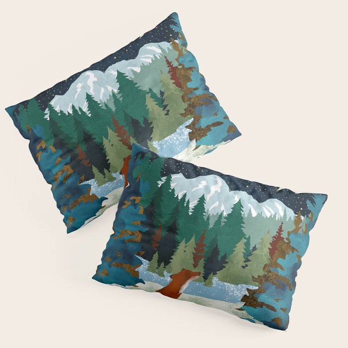 Winter Fox Vista Pillow Sham Gallery Image 1