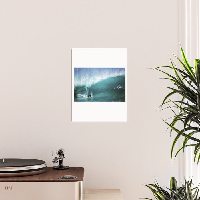 Gerry Lopez,  surfing on the North Shore Poster Gallery Image 2