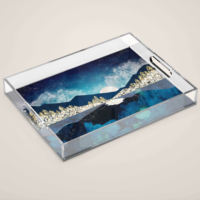 Midnight Water Acrylic Tray Gallery Image 1