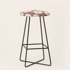 Flower field - mocha pink Stool Gallery Image 1