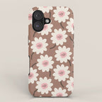 Flower field - mocha pink iPhone Case Gallery Image 1