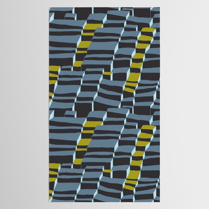 City life always up moonless night Tablecloth Gallery Image 2