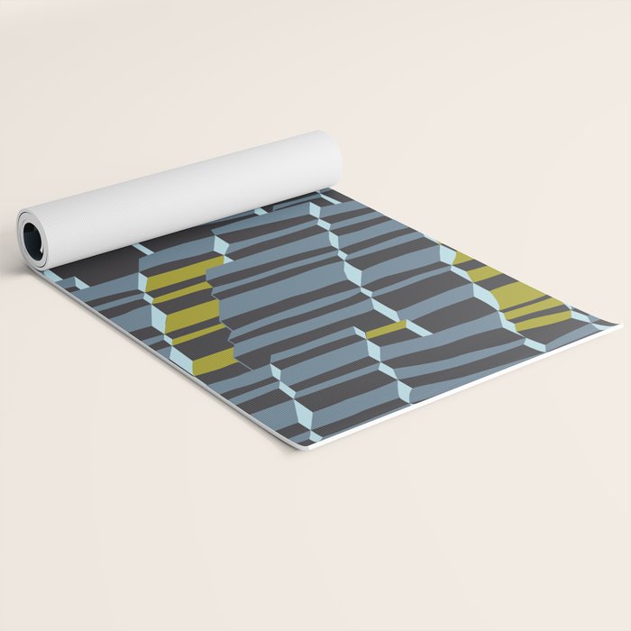 City life always up moonless night Yoga Mat Gallery Image 2