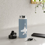 F-18 Super Hornet Jet Aircraft - Slate Water Bottle Gallery Image 4