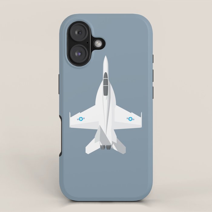 F-18 Super Hornet Jet Aircraft - Slate iPhone Case Gallery Image 1