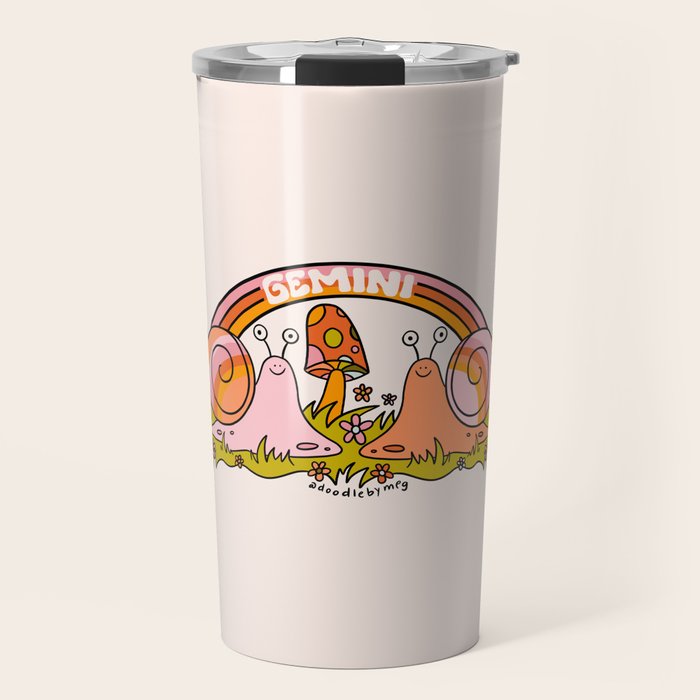Gemini Snail Travel Mug Gallery Image 1