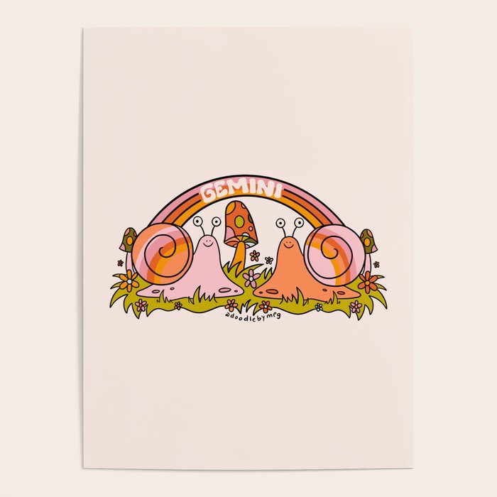 Gemini Snail Poster Gallery Image 1