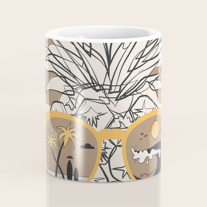 Pineapple Dreams 4 Coffee Mug Gallery Image 4