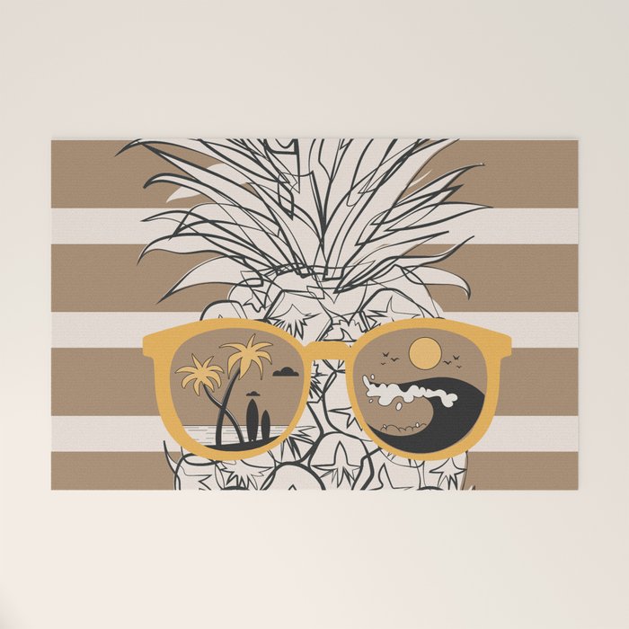 Pineapple Dreams 4 Welcome Mat Gallery Image 1