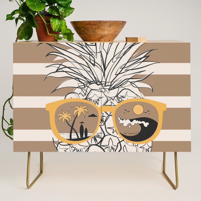 Pineapple Dreams 4 Credenza Gallery Image 1