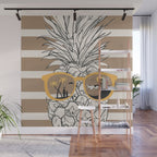 Pineapple Dreams 4 Wall Mural Gallery Image 1
