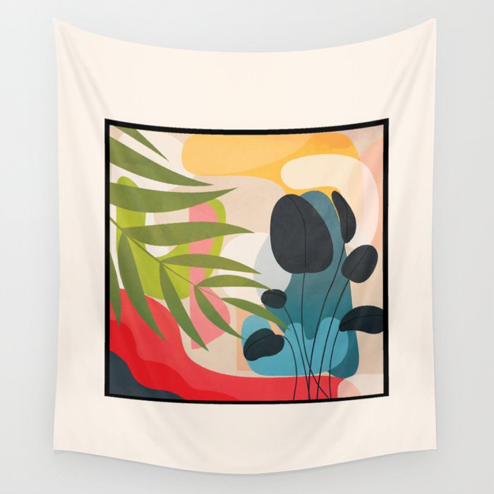 Sunrise Garden 4  Wall Tapestry Gallery Image 1