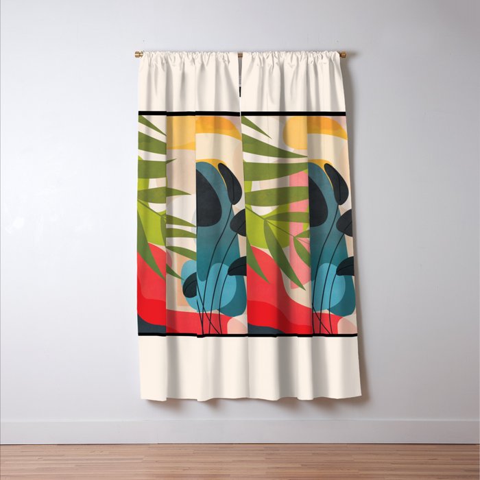 Sunrise Garden 4  Window Curtain Gallery Image 3