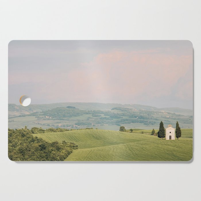 San Quirico d'Orcia, Fine Art Travel Photography Print, Tuscany Italy Cutting Board Gallery Image 1