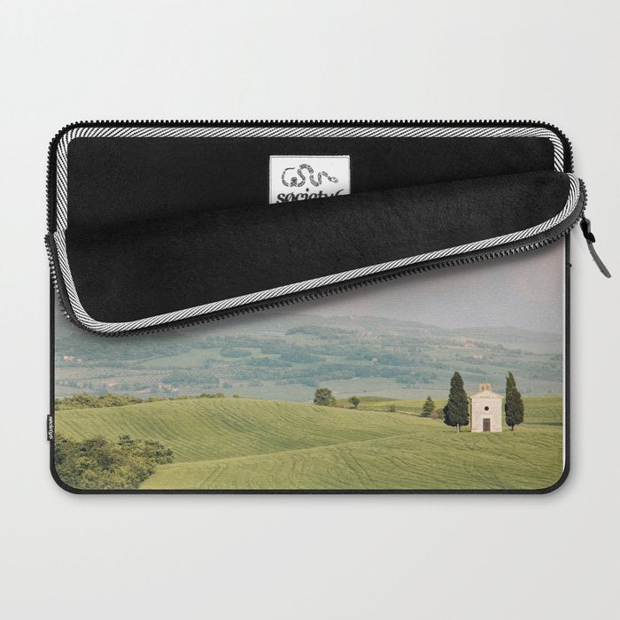 San Quirico d'Orcia, Fine Art Travel Photography Print, Tuscany Italy Laptop Sleeve Gallery Image 2