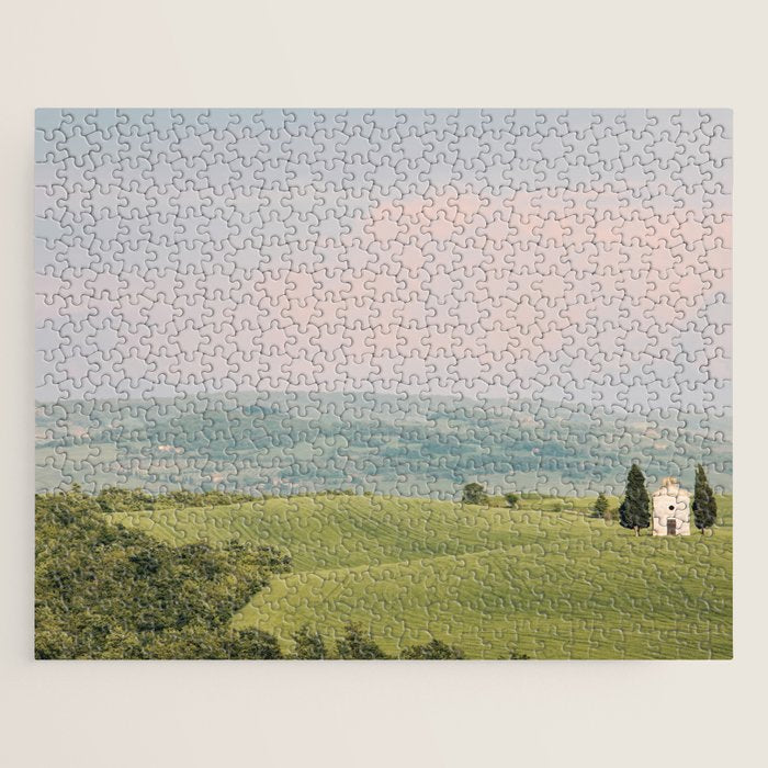 San Quirico d'Orcia, Fine Art Travel Photography Print, Tuscany Italy Jigsaw Puzzle Gallery Image 1