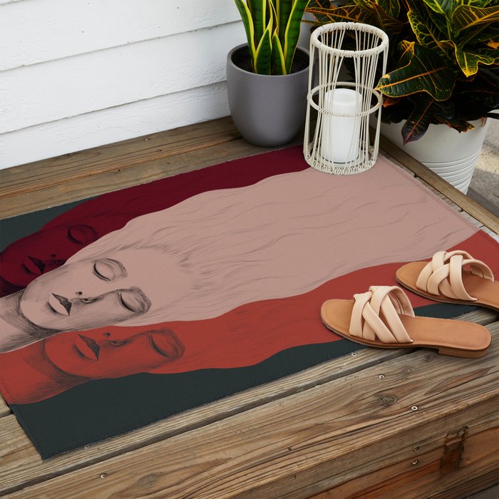 Three Heads Outdoor Rug Gallery Image 2