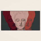 Three Heads Desk Mat Gallery Image 3