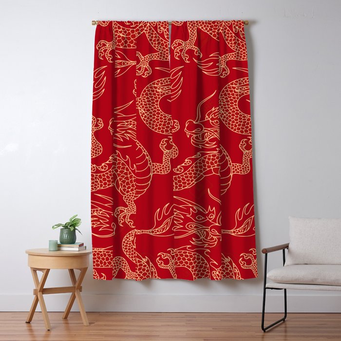 Chinese New Year Window Curtain Gallery Image 1