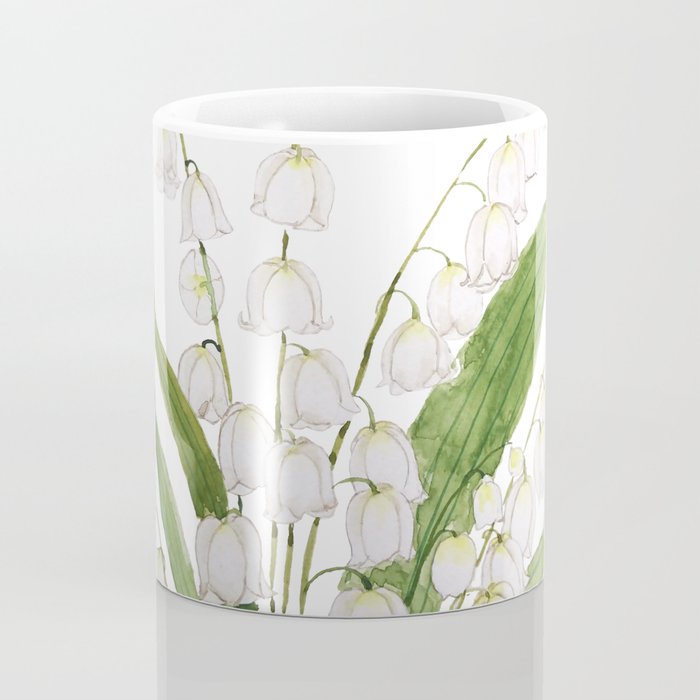 white lily of valley Coffee Mug Gallery Image 4