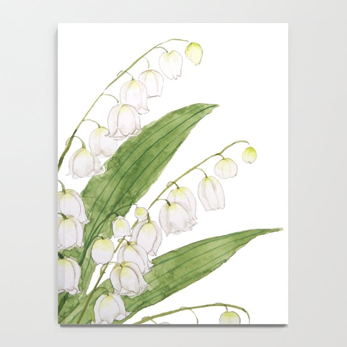 white lily of valley Notebook Gallery Image 4