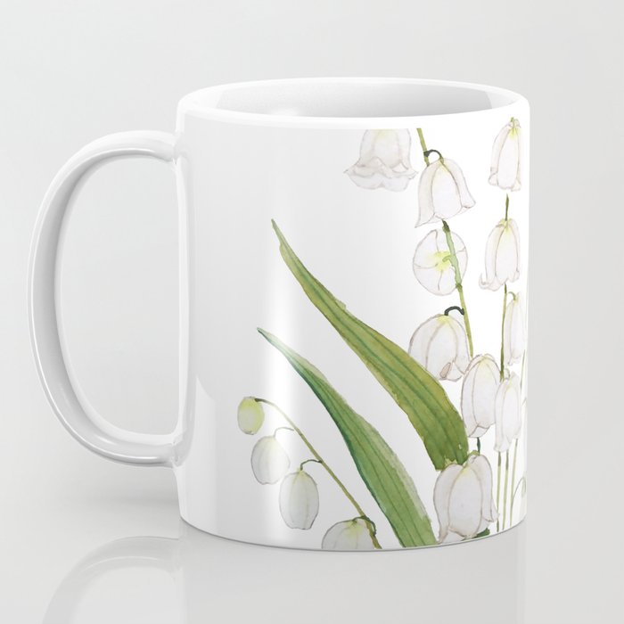 white lily of valley Coffee Mug Gallery Image 3