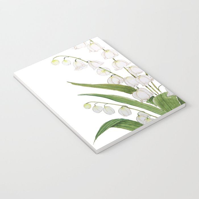 white lily of valley Notebook Gallery Image 3