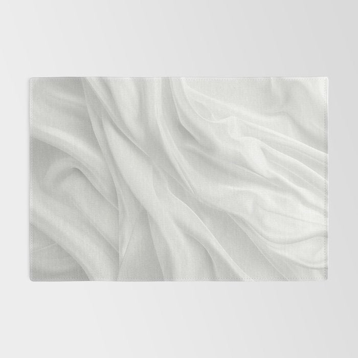 Silk Sensation Subtle White Surface Rug Gallery Image 2