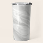 Silk Sensation Subtle White Surface Travel Mug Gallery Image 2