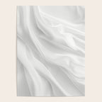 Silk Sensation Subtle White Surface Poster Gallery Image 4