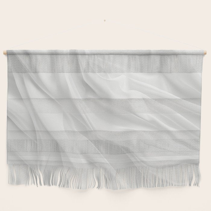 Silk Sensation Subtle White Surface Wall Hanging Gallery Image 1