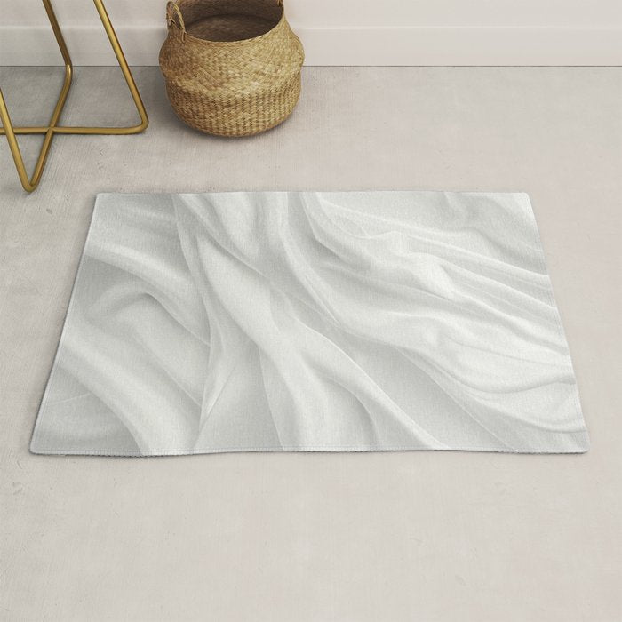 Silk Sensation Subtle White Surface Rug Gallery Image 1