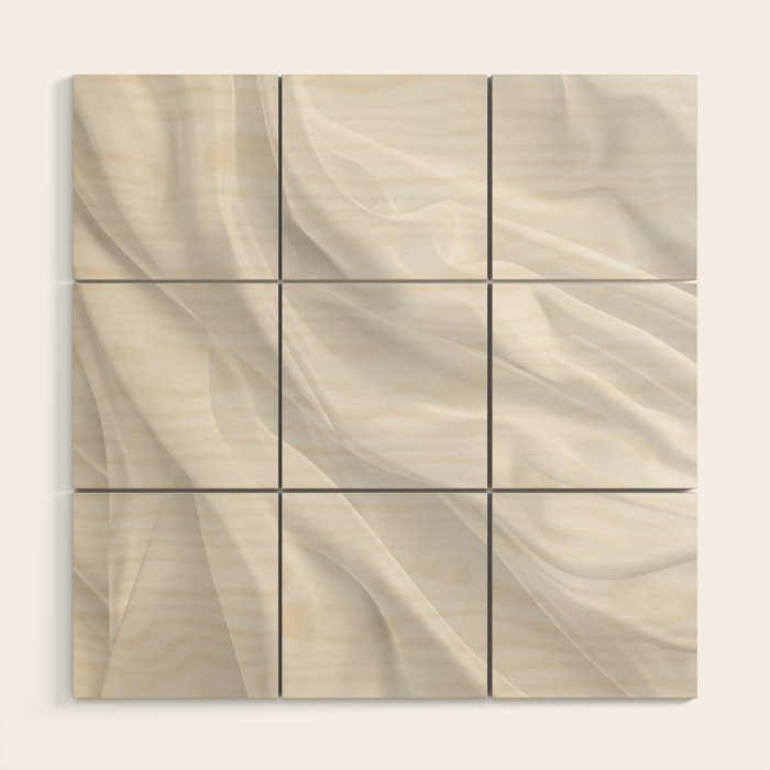 Silk Sensation Subtle White Surface Wood Wall Art Gallery Image 1