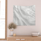 Silk Sensation Subtle White Surface Wall Tapestry Gallery Image 2