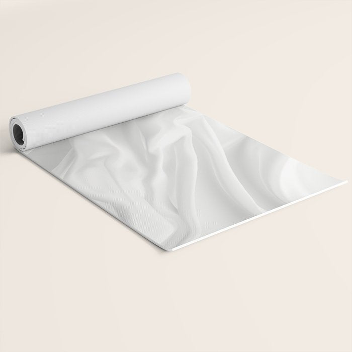 Silk Sensation Subtle White Surface Yoga Mat Gallery Image 2