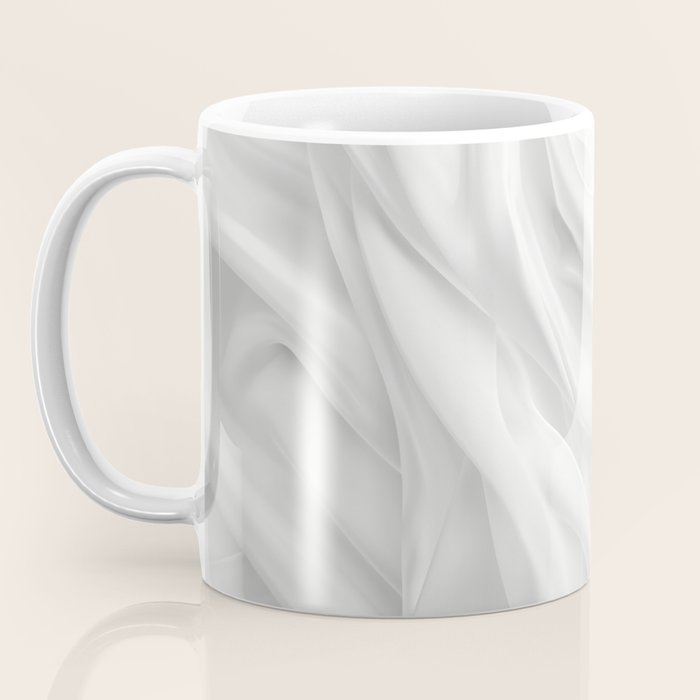 Silk Sensation Subtle White Surface Coffee Mug Gallery Image 3