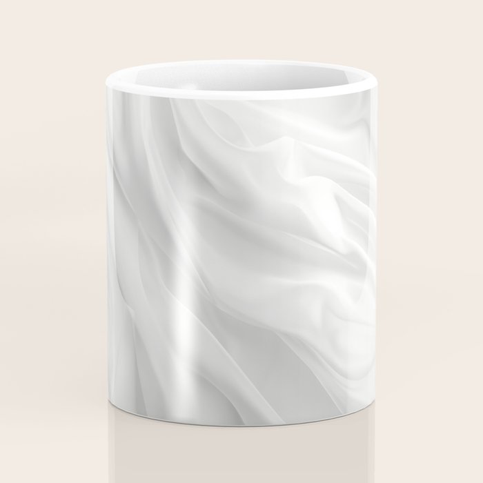 Silk Sensation Subtle White Surface Coffee Mug Gallery Image 4