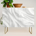 Silk Sensation Subtle White Surface Credenza Gallery Image 1
