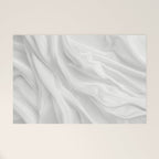 Silk Sensation Subtle White Surface Welcome Mat Gallery Image 1