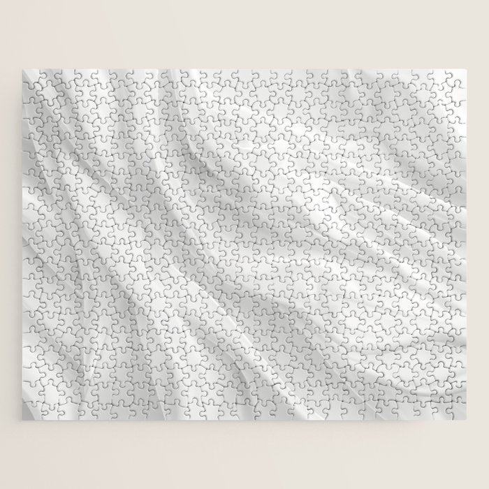 Silk Sensation Subtle White Surface Jigsaw Puzzle Gallery Image 1