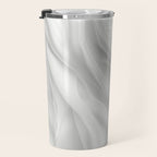 Silk Sensation Subtle White Surface Travel Mug Gallery Image 3