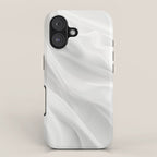 Silk Sensation Subtle White Surface iPhone Case Gallery Image 1