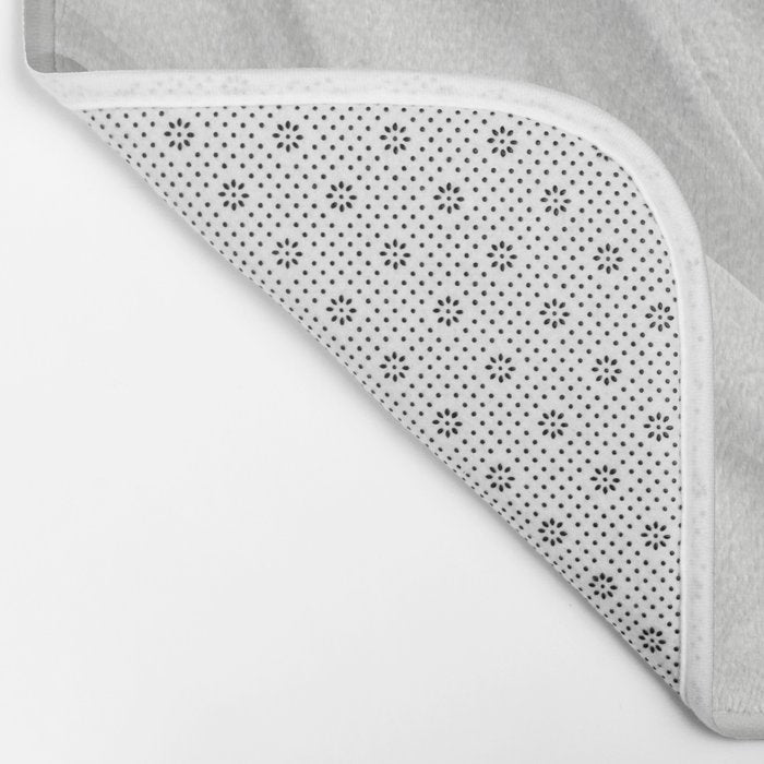 Silk Sensation Subtle White Surface Bath Mat Gallery Image 2