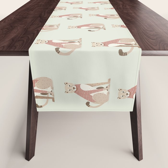 Whimsical Cheetah Table Runner Gallery Image 1