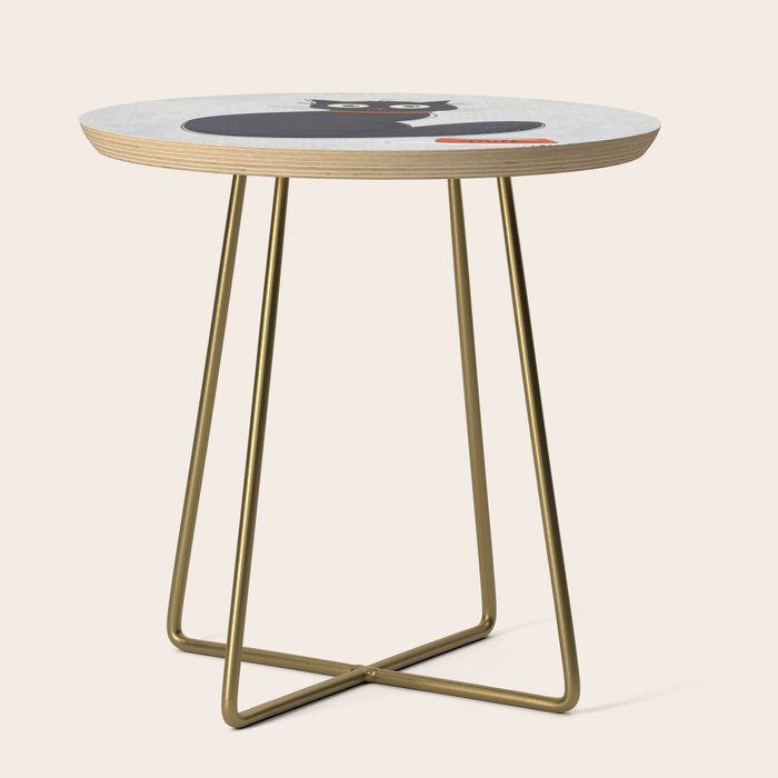 Black Silly Cat  Side Table Gallery Image 1