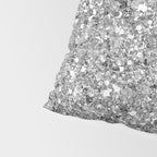Glitters and Glitz Silver  Pillow Sham Gallery Image 4