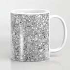 Glitters and Glitz Silver  Coffee Mug Gallery Image 1