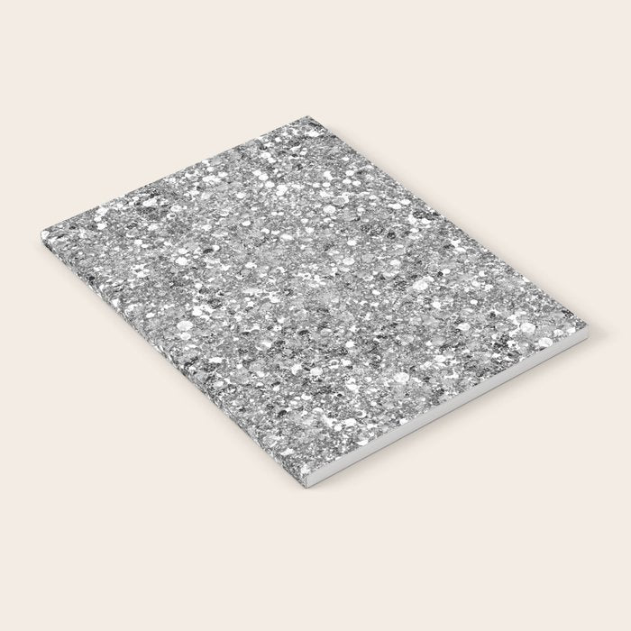 Glitters and Glitz Silver  Notebook Gallery Image 2